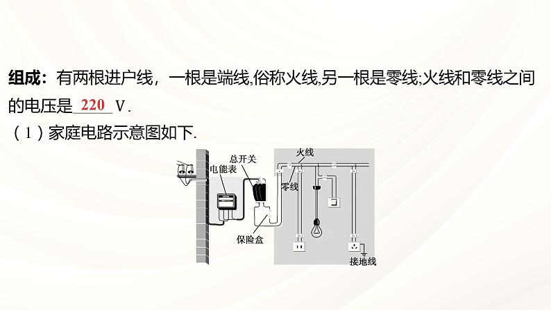 2024年福建省中考物理一轮复习 课时22 家庭用电（课件）04