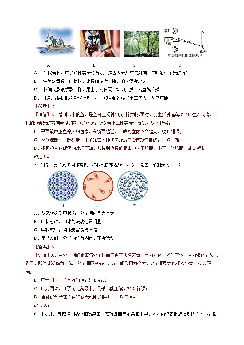 阶段性测试一  声 光 热【解析版】第3页