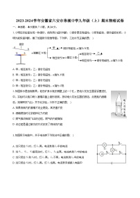 安徽省六安市皋城中学2023-2024学年九年级上学期期末物理试卷