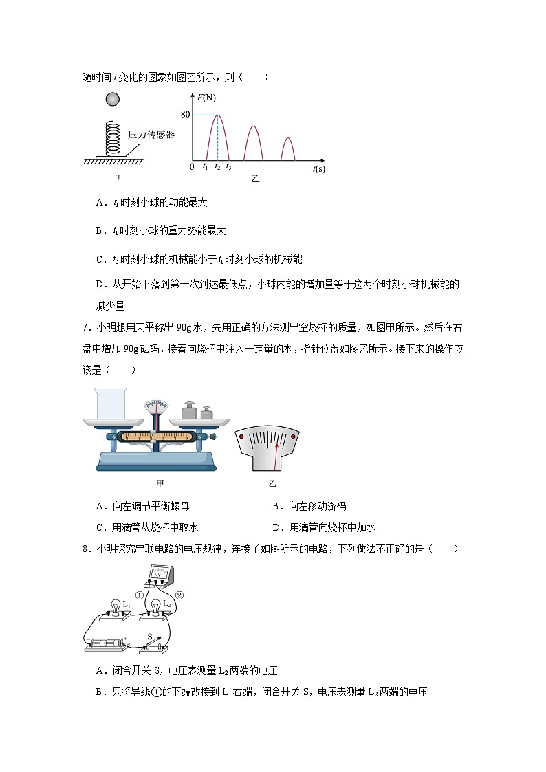 2024年江苏省南京师大附中树人学校中考物理二模试卷第2页