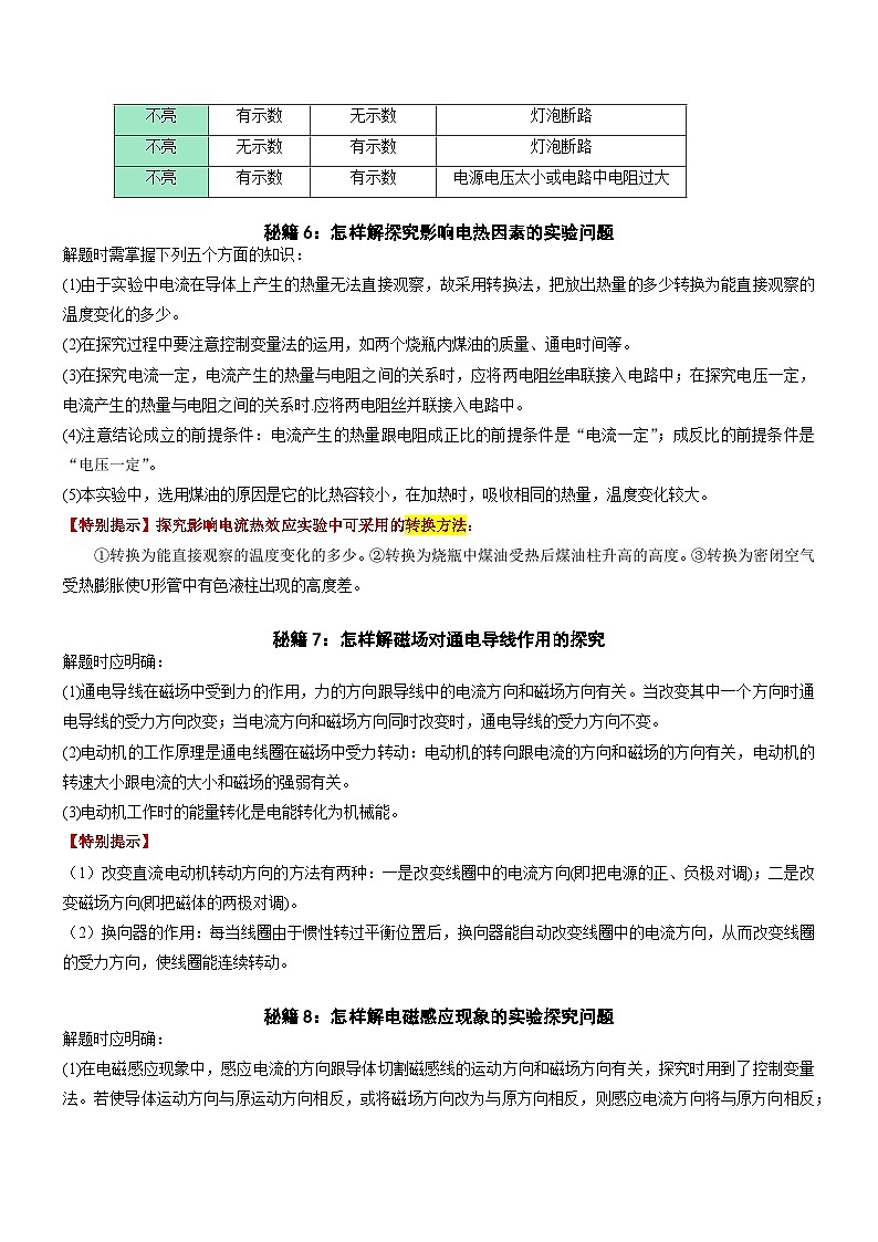 押题13：电学实验（解析版）第3页