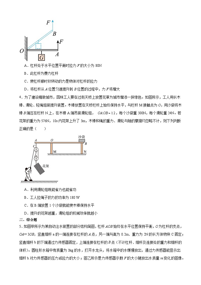 压轴培优专题10 杠杆的综合问题 -中考物理【高分·突破】压轴题培优专题精练（学生卷）第2页