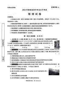 2024年陕西省咸阳市部分学校中考模拟预测物理试题