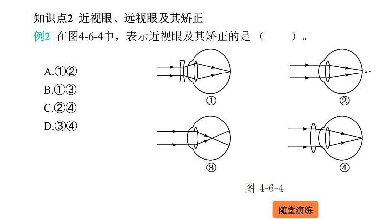 4.6 神奇的眼睛  课件 2023-2024学年物理（沪科版）八年级全一册08