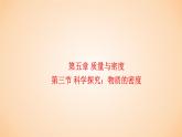 5.3 科学探究：物质的密度  课件 2023-2024学年物理（沪科版）八年级全一册