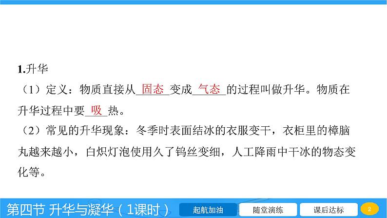 12.4 升华与凝华  课件 2023-2024学年物理（沪科版）九年级全一册02