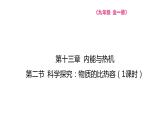 13.2 科学探究：物质的比热容  课件 2023-2024学年物理（沪科版）九年级全一册