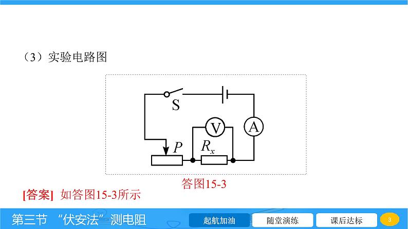 15.3“伏安法”测电阻 课件 2023-2024学年物理（沪科版）九年级全一册第3页