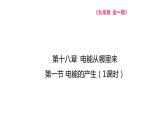 18.1 电能的产生  课件 2023-2024学年物理（沪科版）九年级全一册