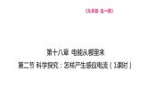 18.2 科学探究_怎样产生感应电流  课件 2023-2024学年物理（沪科版）九年级全一册