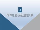 2024八年级物理下册第八章压强第四节流体压强与流速的关系上课课件（沪科版）