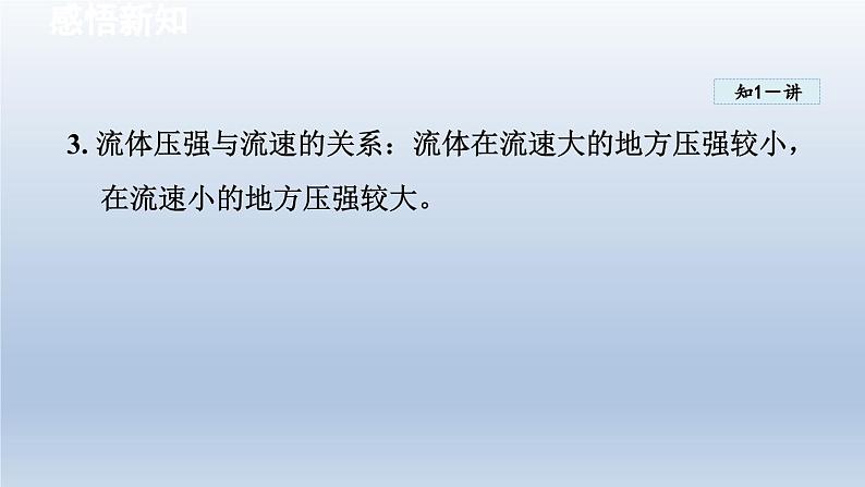 2024八年级物理下册第八章压强第四节流体压强与流速的关系课件（沪科版）05