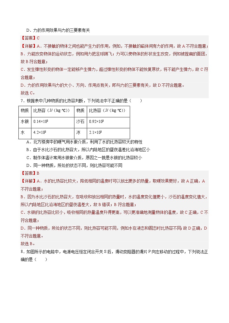 2024年中考第三次模拟考试题：物理（甘肃卷）（解析版）03