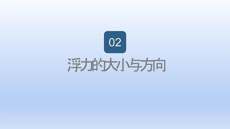 2024八年级物理下册第九章浮力第一节认识浮力上课课件（沪科版）07