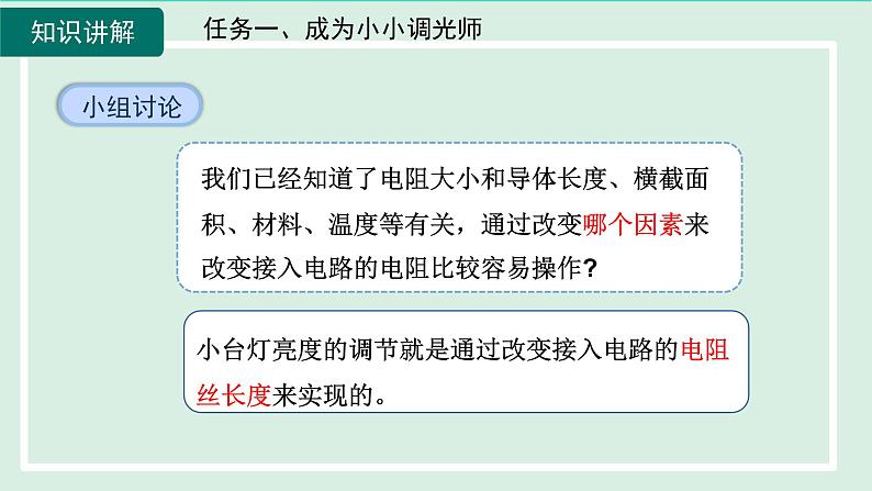 2024九年级物理全册第15章探究电路15.1电阻和变阻器第2课时变阻器课件（沪科版）07