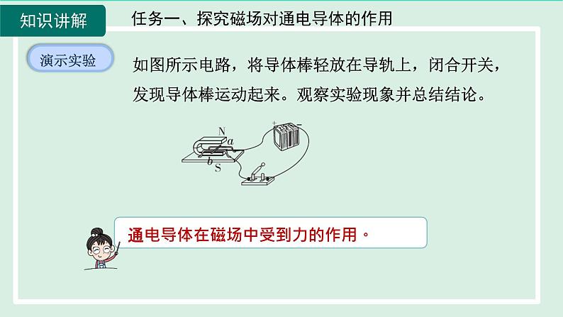 2024九年级物理全册第17章从指南针到磁浮列车17.3电动机为什么会转动课件（沪科版）08