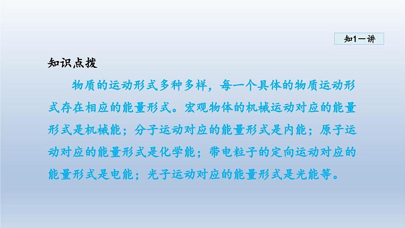 2024九年级物理全册第20章能源材料与社会20.1能量的转化与守恒课件（沪科版）07