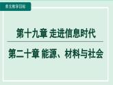 2024九年級(jí)物理全冊(cè)第19章走進(jìn)信息時(shí)代第20章能源材料與社會(huì)單元整體設(shè)計(jì)課件（滬科版）