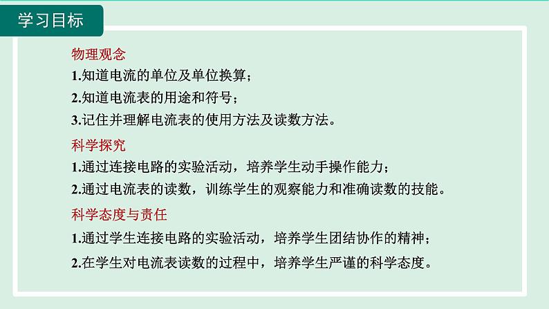 2024九年级物理全册主题三测量电流的大小课件（沪科版）02