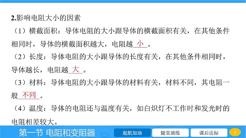 15.1 电阻和变阻器 课件物理沪科版九年级全一册第3页