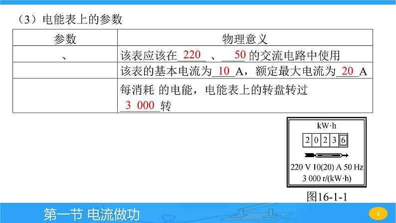 16.1 电流做功  课件物理沪科版九年级全一册05