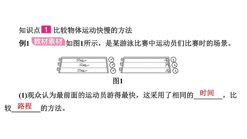 7．2怎样比较运动的快慢第1课时速度 课件沪粤版物理八年级下册第5页