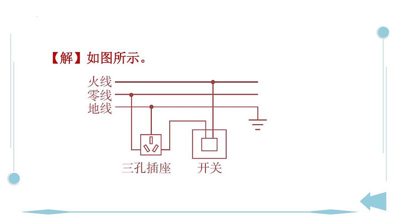 第十九章　生活用电 专题特训 家庭电路作图 人教版物理九年级全一册课件PPT06