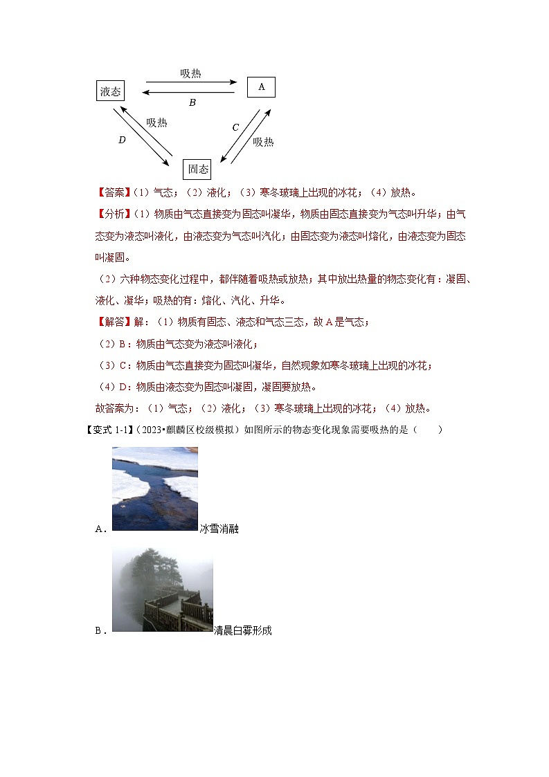 2.4 升华和凝华（考点解读）（解析版）第3页