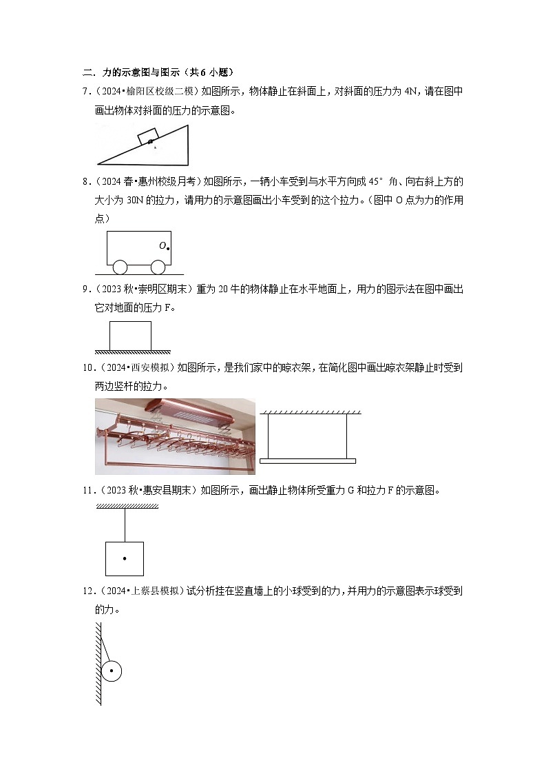 8.2 重力 力的示意图（专题训练）【十大题型】（原卷版）第3页