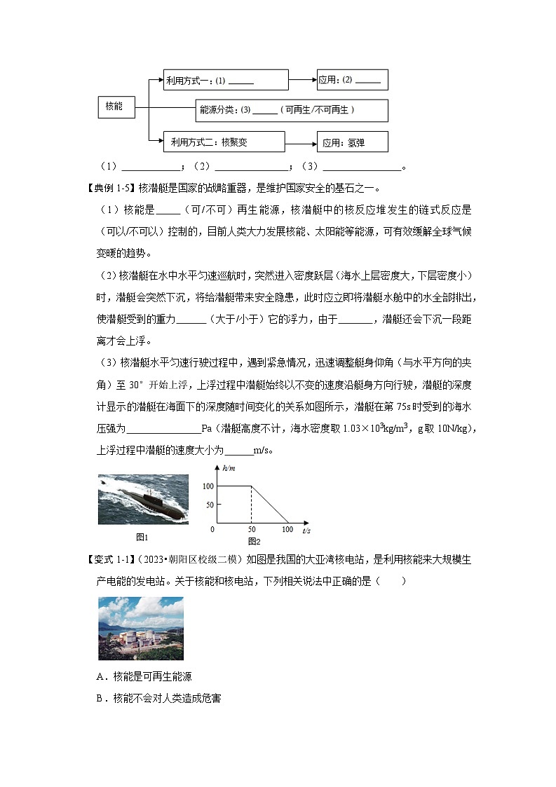 18.2 核能（考点解读）（原卷版+解析版）03