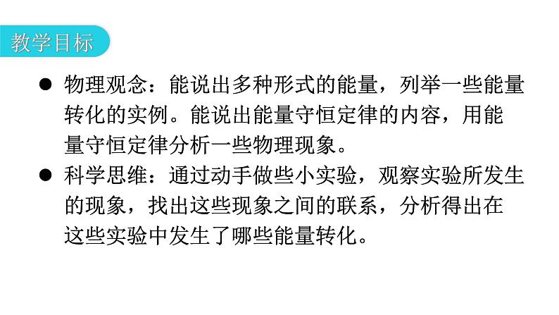 人教版九年级物理第十四章内能的利用第三节能量的转化和守恒教学课件第3页