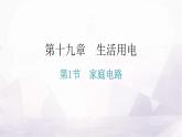 人教版九年级物理第十九章生活用电第一节家庭电路教学课件