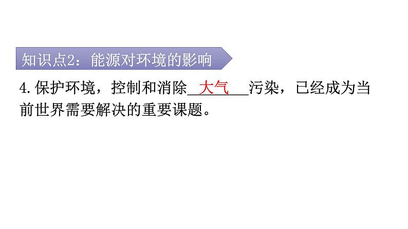 人教版九年级物理第二十二章能源与可持续发展第四节能源与可持续发展教学课件第8页