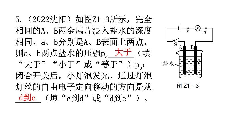 人教版九年级物理命题趋势一跨学科实践试题期末练习课件06