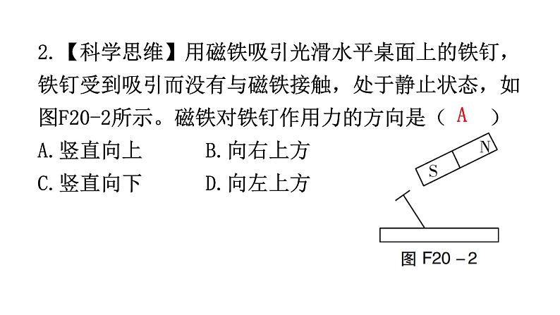 人教版九年级物理章节复习第二十章电与磁期末练习课件07