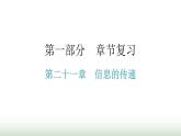 人教版九年级物理章节复习第二十一章信息的传递期末练习课件