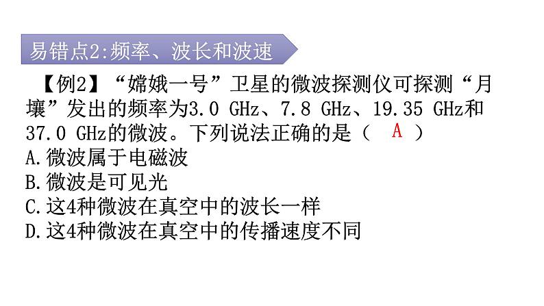 人教版九年级物理章节复习第二十一章信息的传递期末练习课件第7页