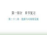 人教版九年級物理章節(jié)復習第二十二章能源與可持續(xù)發(fā)展期末練習課件