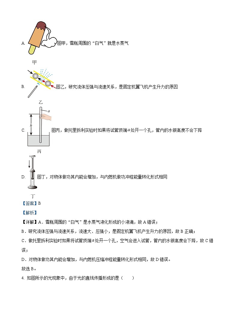 2024年山东潍坊市中考物理三模试卷（解析版）第2页