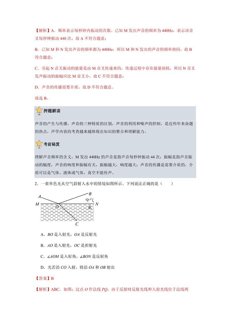2024年中考终极押题猜想-物理（全国通用）（解析版）第3页