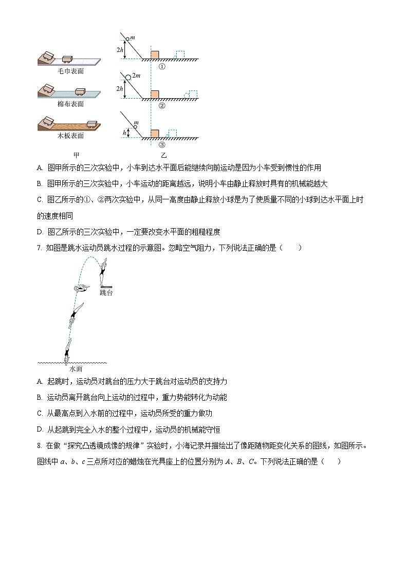 2024年北京市海淀区中考二模物理试题（学生版）第3页