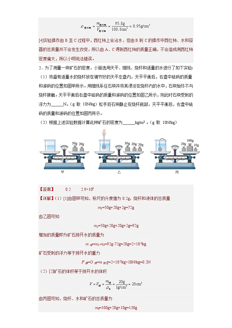 专题02 填空题-2024年中考物理【热点·重点·难点】专练（江苏专用）（原卷版）02