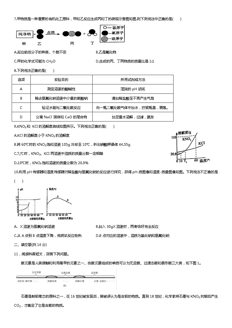 2024年内蒙古自治区呼和浩特市赛罕区九年级中考二模物理•化学试题02