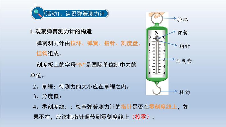 2024八年级物理下册第六章力和机械6.2怎样测量和表示力上课课件（粤教沪版）07