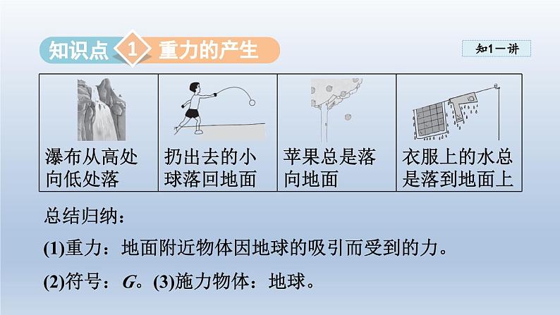 2024八年级物理下册第六章力和机械6.3重力课件（粤教沪版）第5页