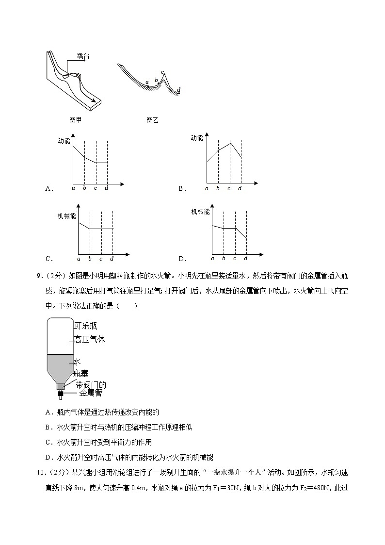 2024年江苏省苏州实验中学中考物理二模试卷+03