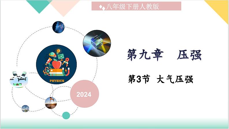 9.3《大气压强》（同步课件）-2023-2024学年八年级物理下册同步精品课堂（人教版）第1页