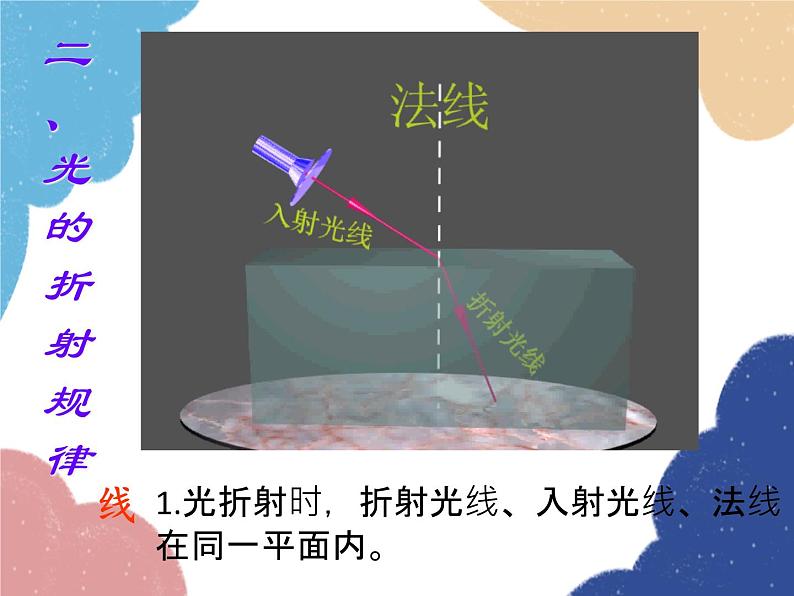 人教版物理八年级上册 第4章第4节 光的折射课件08