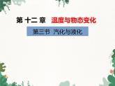 沪科版物理九年级上册第十二章第三节 汽化与液化课件