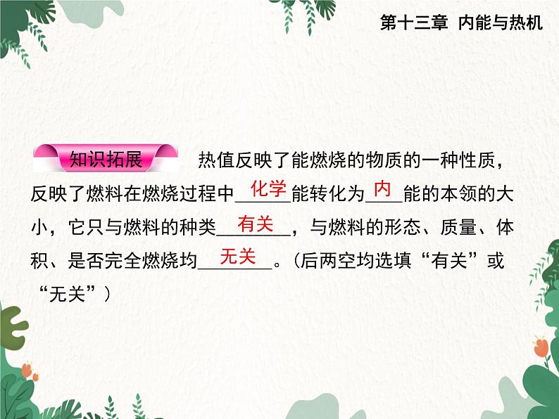 沪科版物理九年级上册第十三章第四节 热机效率和环境保护课件第8页